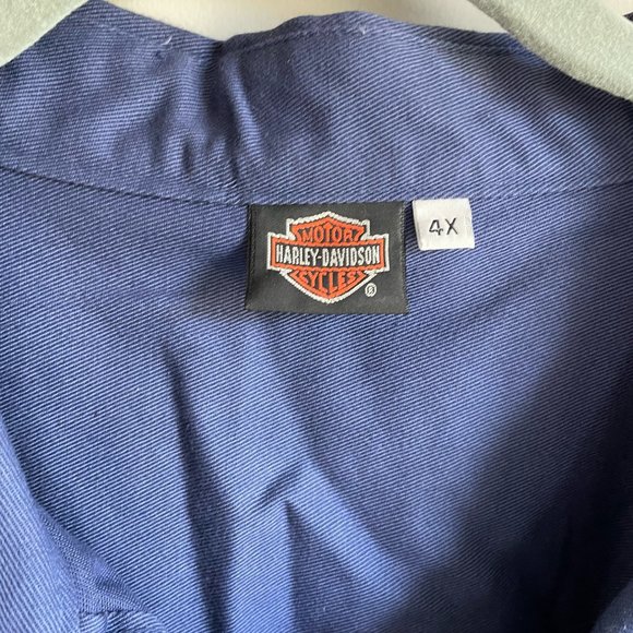 Harley-Davidson Harley Owners Group HOG Mechanic Style Shirt Size 4X - Picture 4 of 5